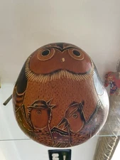 Gourd Mate Burilado Perú. Elegant. Unique.Hand Made. Beautiful.