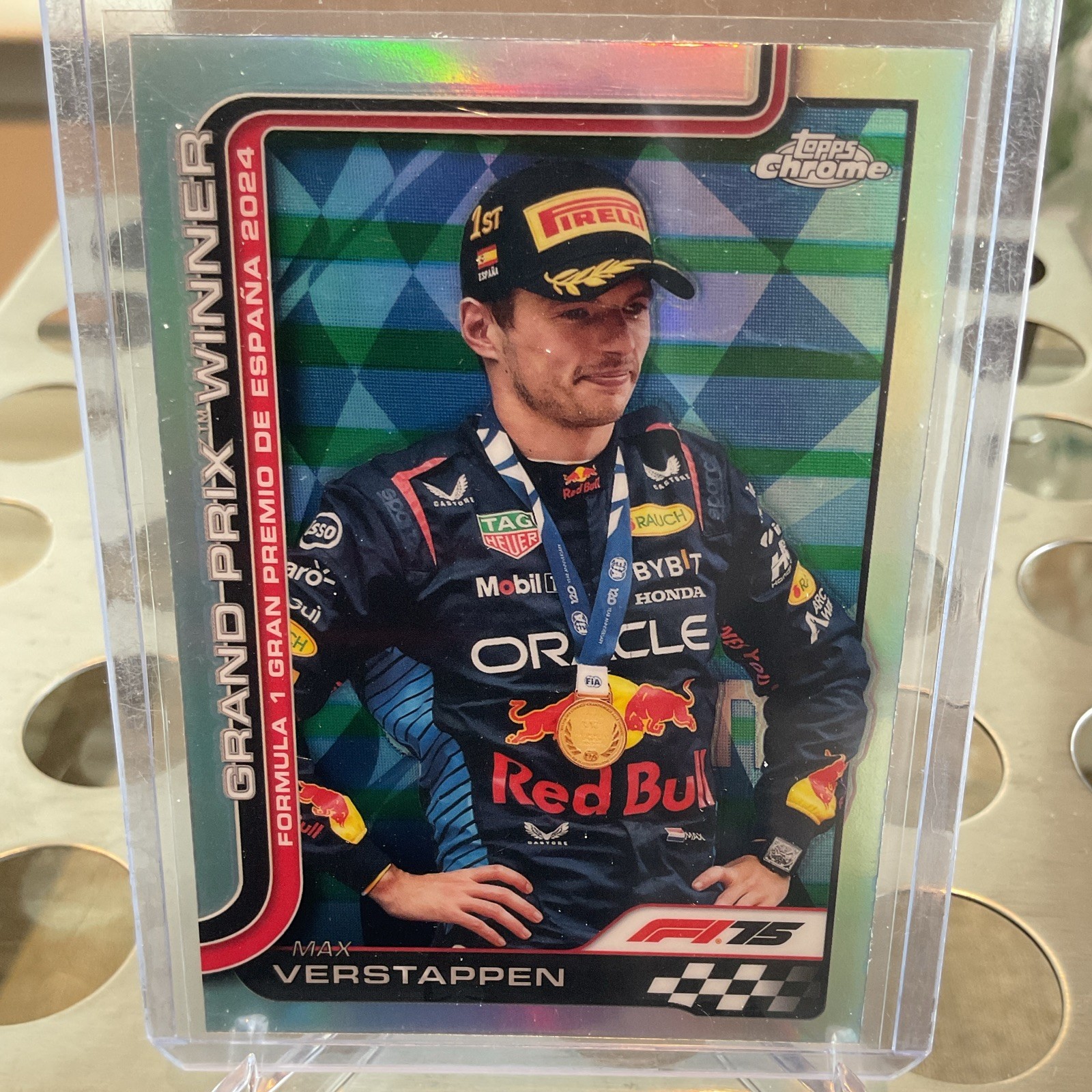 Topps Chrome / Logofractor F1 Max Verstappen Refractors view 8