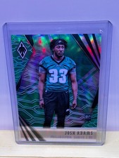 2018 Panini Phoenix Green SP Rookie Card #196 Josh Adams 13/25