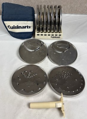 Cuisinart DLC-7 Disc Set 11pc Made in Japan + Holder Bag Julienne Fry