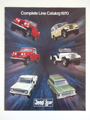 Jeep Complete Line Catalog 1970, Gladiator Wrangler Jeepster Commando