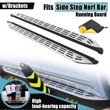 Fits V.w Touareg 2011-2018 Alu Running Boards Side Step Pedals Nerf Bar