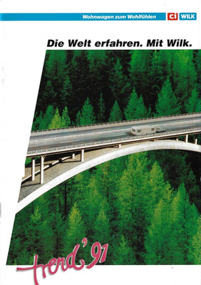 WILK & WILK DE LUXE   -  1991  - WOHNWAGEN PROSPEKT