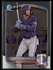 2025 Bowman Chrome Prospects #BCP-72 - Paulino Santana - Rangers!