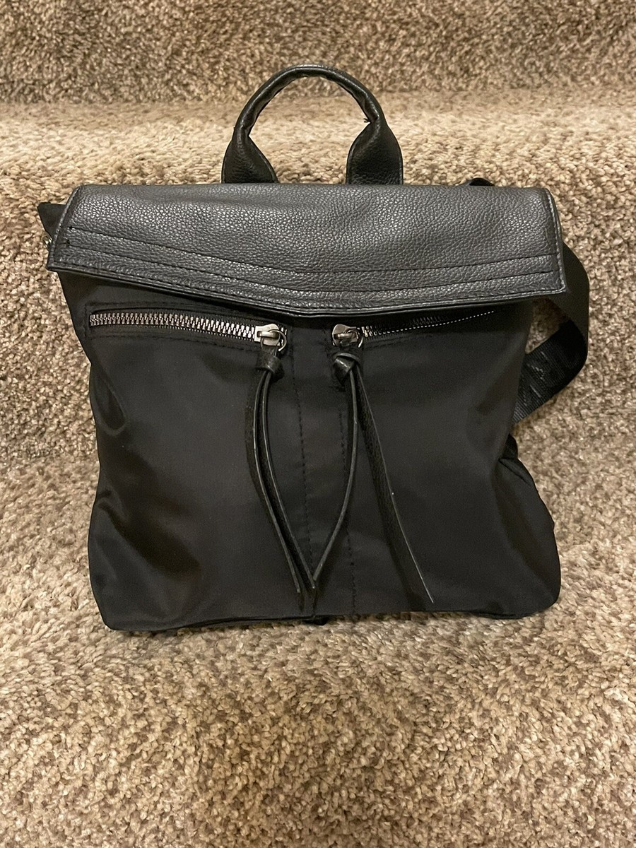 Botkier New York Nylon And Faux Leather Mini Backpack Black  display picture 3