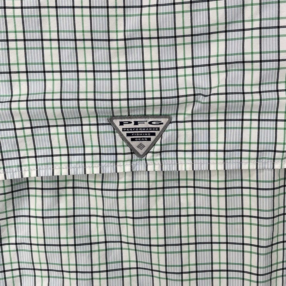 Chemise Columbia PFG Super Bahama II Homme Taille XL – Carreaux Pêche Respirante