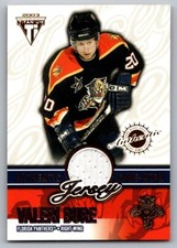 Valeri Bure 2002-03 Pacific Titanium Game Worn Jersey Patch Card /1352 #31