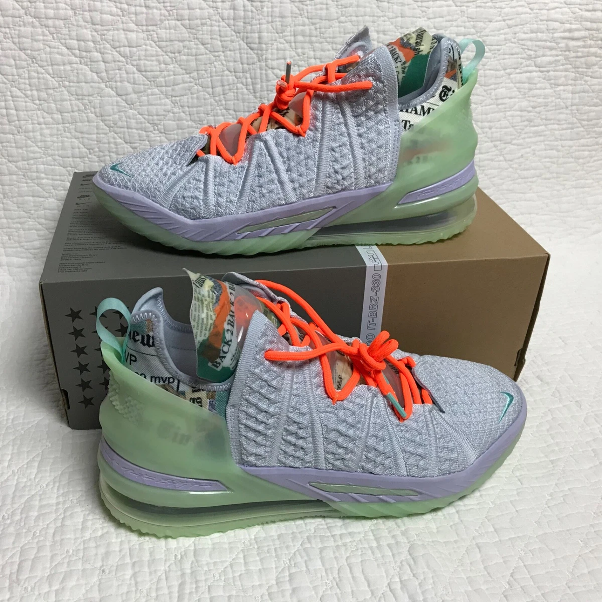 Nike Lebron XVIII x Diana Taurasi Goat Vision Shoes Mens SZ 11.5 CQ9283 401 NWOB