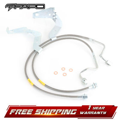 FAPO Front Extended Brake Lines For FORD F-250 F-350 08-15 Super Duty 4WD 4-6''