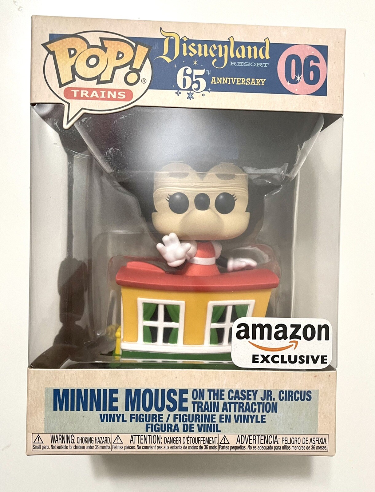 Funko Pop! Trains Disneyland Resort 65Th Minnie Mouse #06 Amazon Exclusive