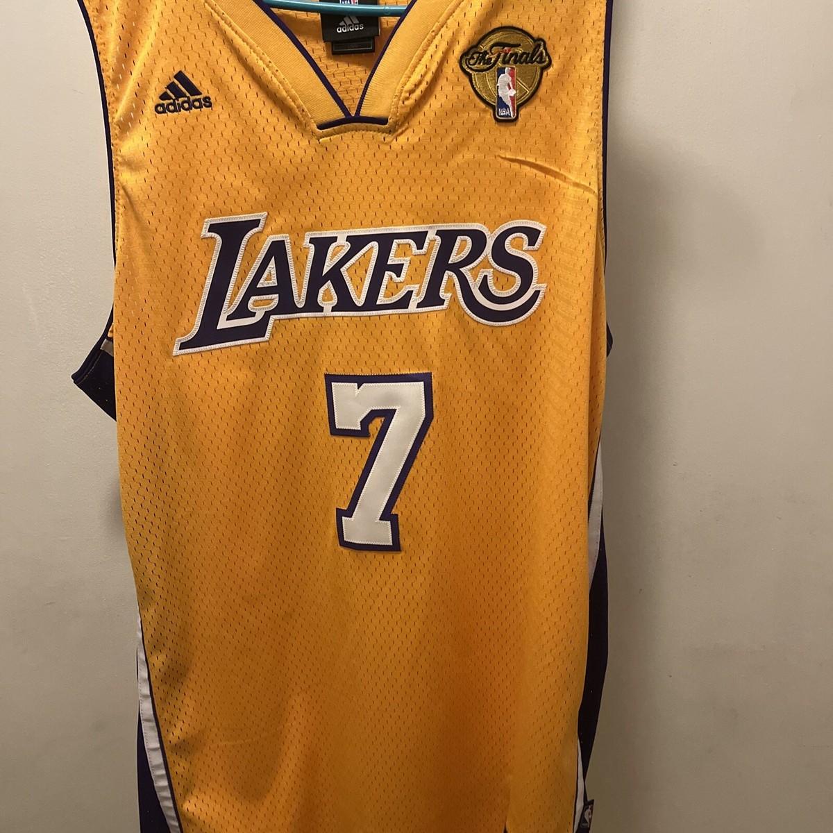 Lakers Odom 7 水色ジャージ Mサイズ Adidas The finals Lakers Odom 7 Jersey | eBay
