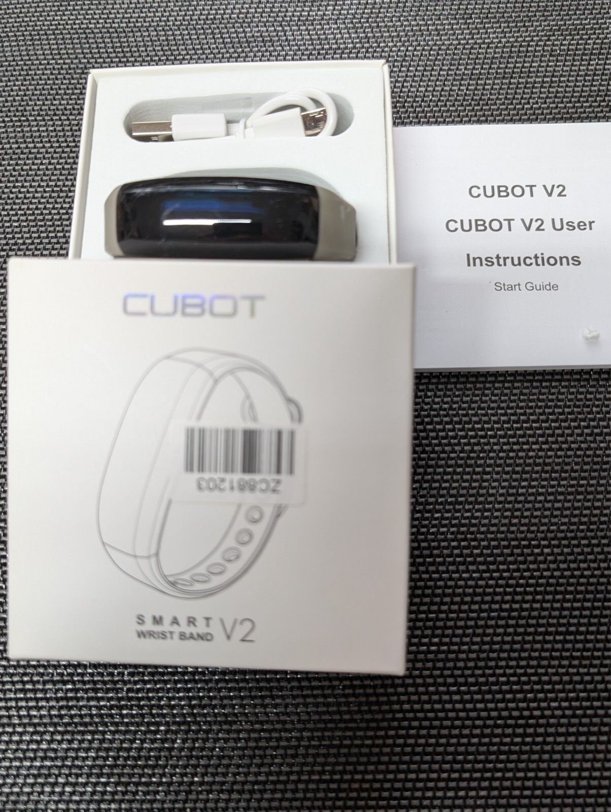 RELOJ DEPORTIVO CUBOT SMART V2 DOLL BAND SMARTWATCH GRIS EXCELENTE ESTADO ¡GUAU OFERTA!