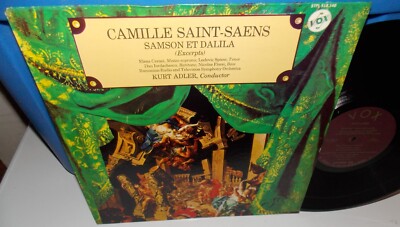 1974 CAMILLE SAINT-SAENS SAMSON ET DALILA KURT ADLER VOX CLASSICAL LP NM