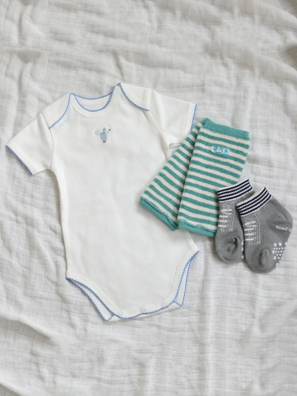 Tabio baby gifts Baby clothes boy mouse embroidery socks set Made in Japan