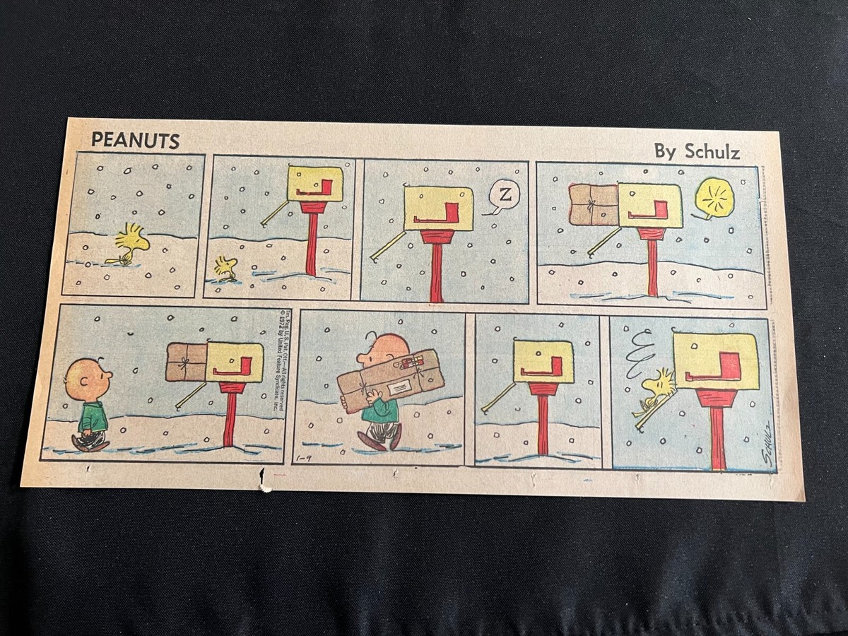 02 PEANUTS by Charles Schulz Lot of 52 Sunday Third Page Strips
