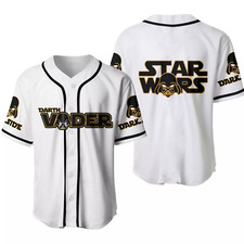 Darth Vader Star Wars Characters 3D Baseball Jersey Shirt All Over Print US Size