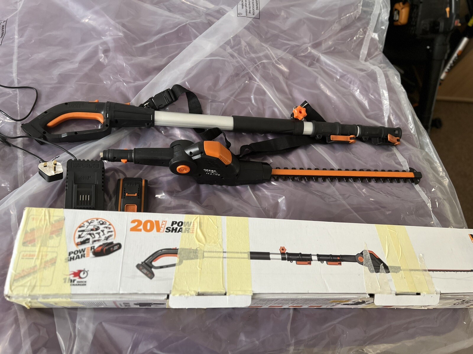 WORX WG252E 18V Hedge Trimmer Black 6924328340614 eBay