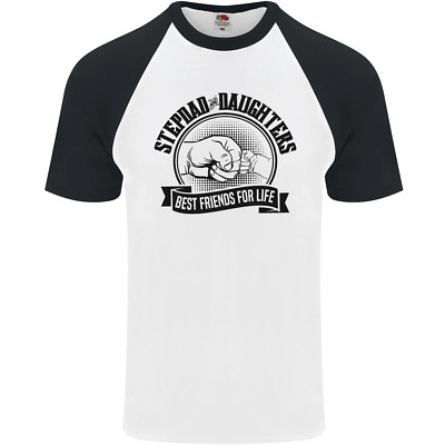 Fruit of the Loom Stepdad & Töchter Freunde T-Shirt Herren Baseball Kurzarm