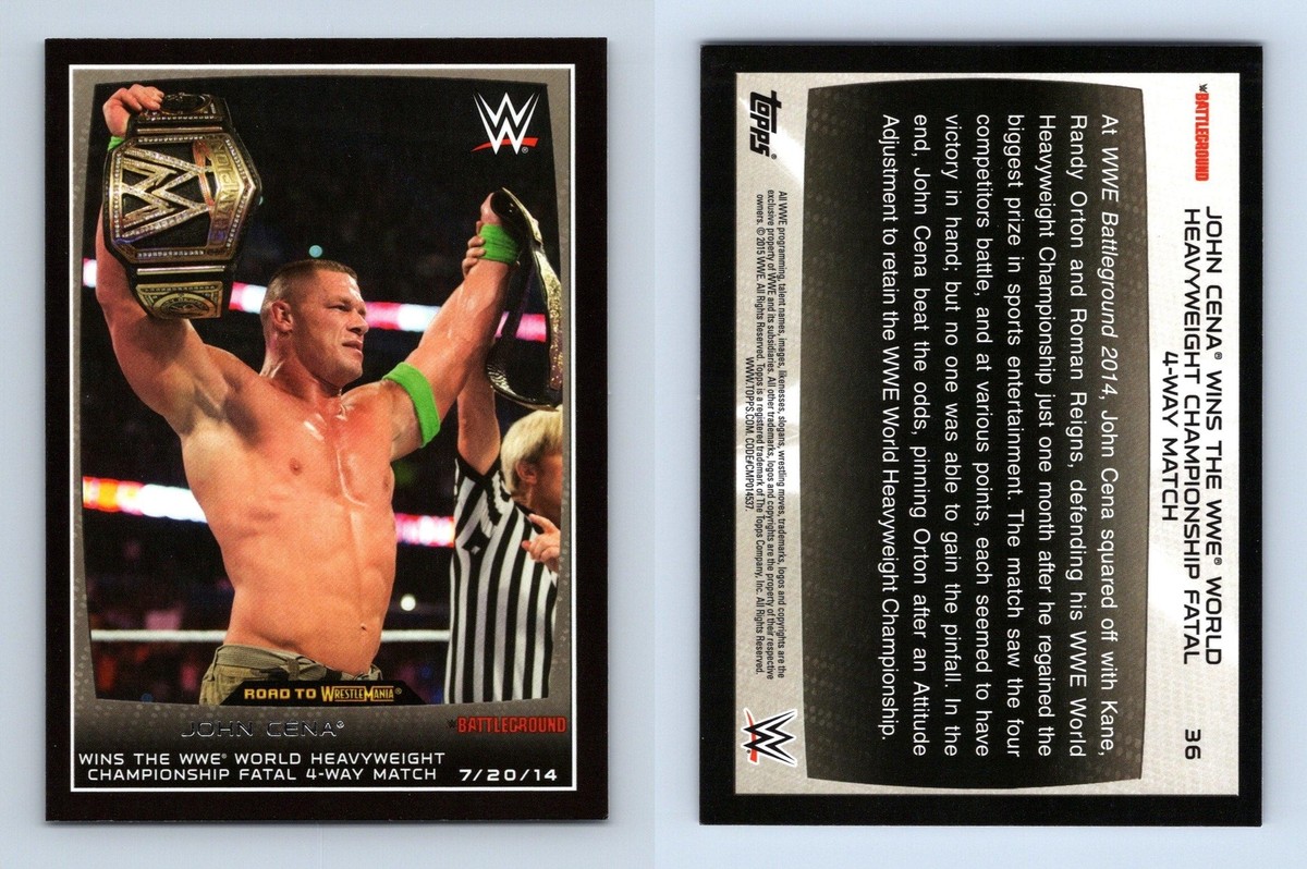 WWE バトルグラウンド2015 レッスルマニア20