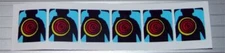 DATA EAST LETHAL WEAPON 3 Pinball Machine Drop Target Decal Set 