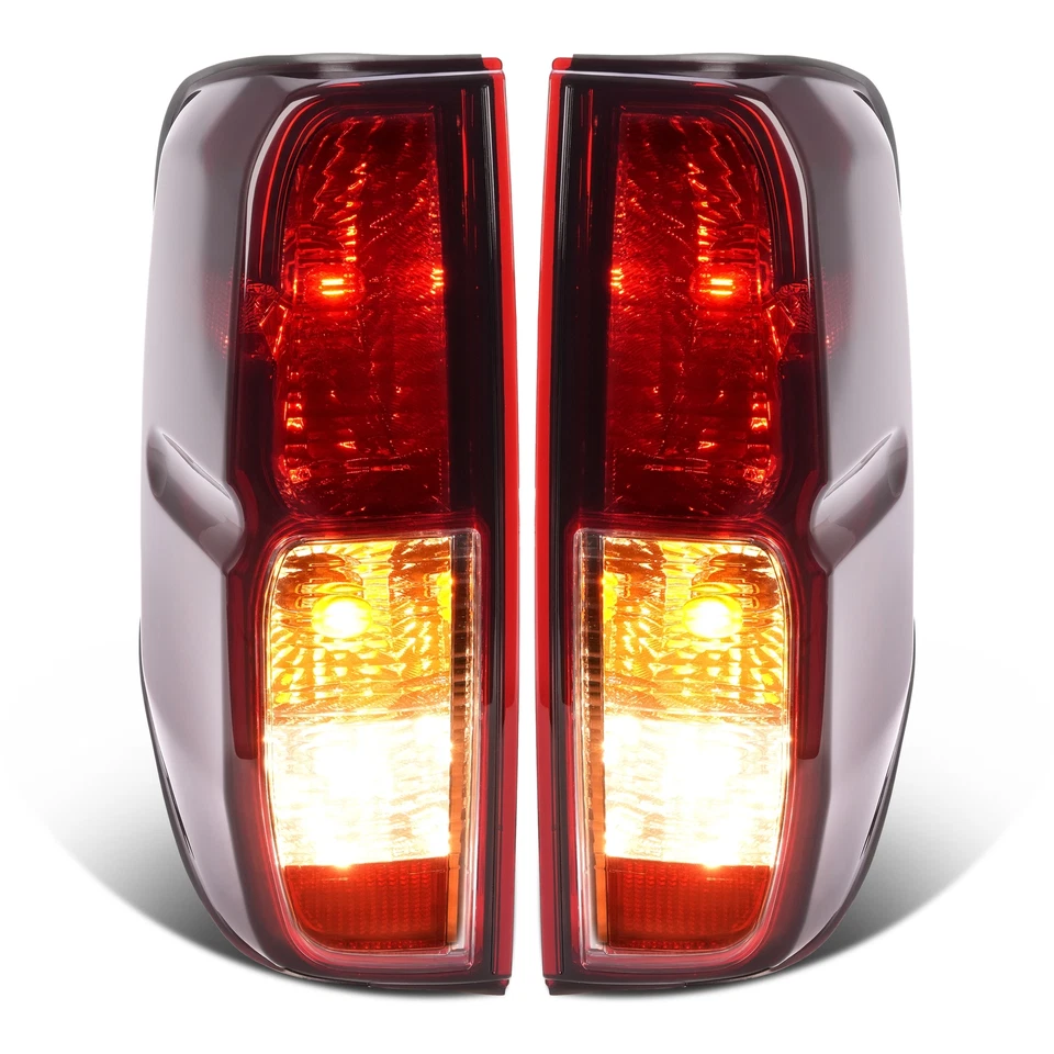Smoke Rear Tail Lights  W/ Bulbs For 05-21 Nissan Frontier 09-12 Suzuki Equator - Image 4 of 4