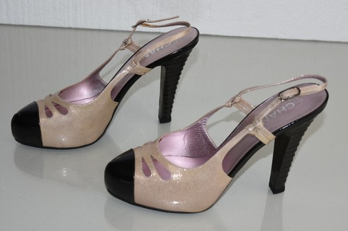 chanel trainers nude