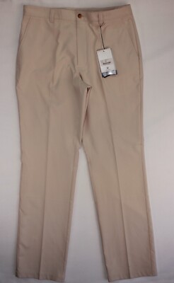 Cutter & Buck Men s Drytec Beige Golf Pants Size 33/34 NWT