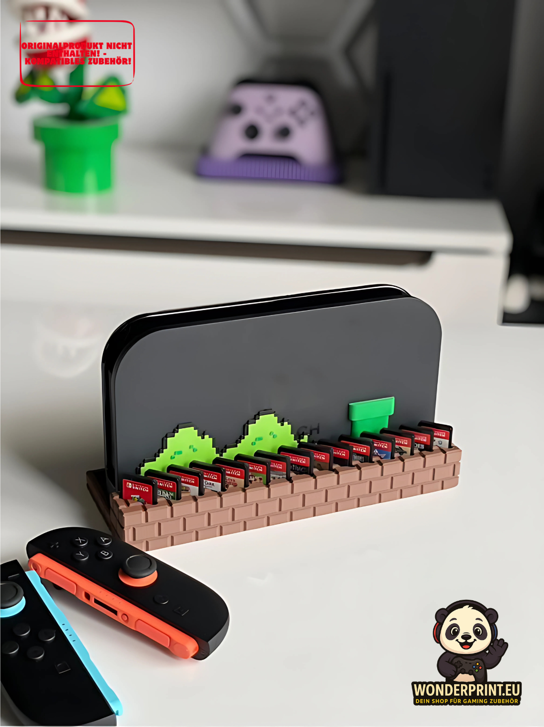 passend für Nintendo Switch 2 Zubehör Docking Station Dockcover Frontcover Spiele
