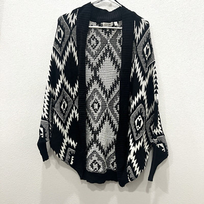 RD STYLE WOMENS SWEATER AZTEC PRINT WESTERN CORE COWGIRL CORE SOUTHWEST SZ M