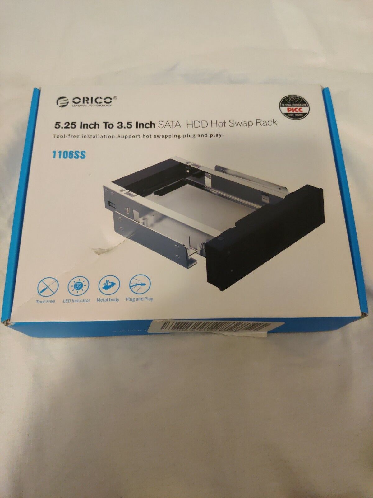 Orico 5.25 Inch 3.5 Inch SATA HDD Swap Rack 1106SS