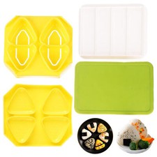 Onigiri Mold Set Baby Rice Ball Mold Kit Kitchen Gadget Sushi Making Kit