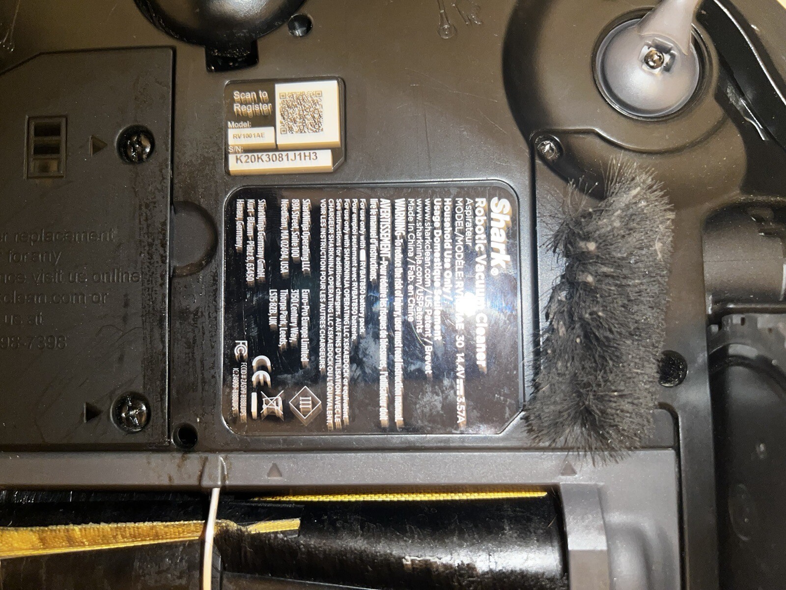 Shark Robotic Vacuum Cleaner ModelRV1001AE eBay