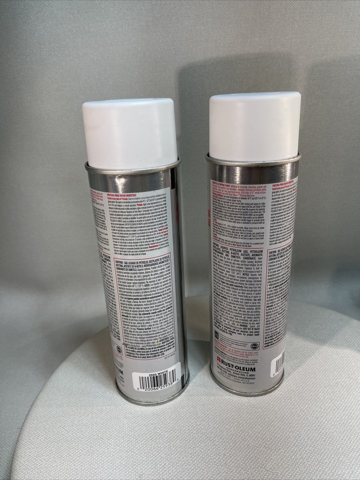 2 RustOleum Inverted Spray Paint Car Parking Lot Striping Machine Line