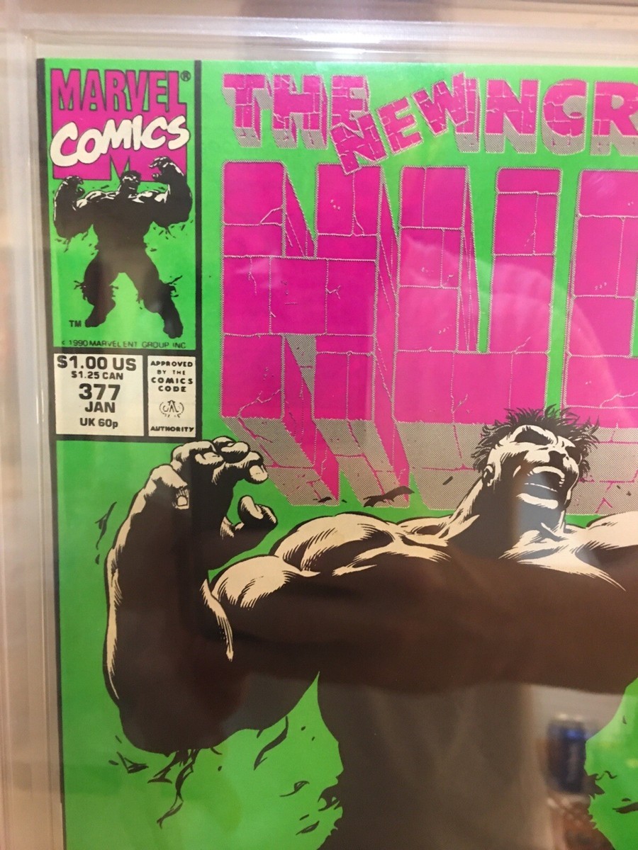 INCREDIBLE HULK #377 1991 CBCS 9.8 ALL HULKS MERGE DOC