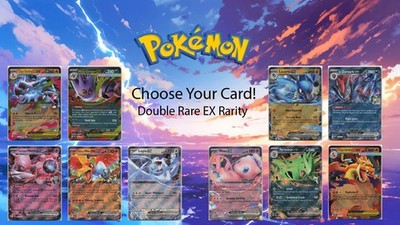 Choose Your Card! Double Rare EX Selection! Near Mint Condition! Pokemon TCG!