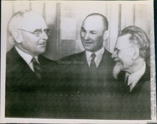 1942 Us Adm William Standley & Ussr Pres Michael Kaliin Politics Wirephoto 8X10