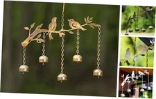  Birds w/Bells Wind Chime, Multi 