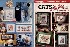 Cats Galore 66 Kitty Cat Designs Cross Stitch...