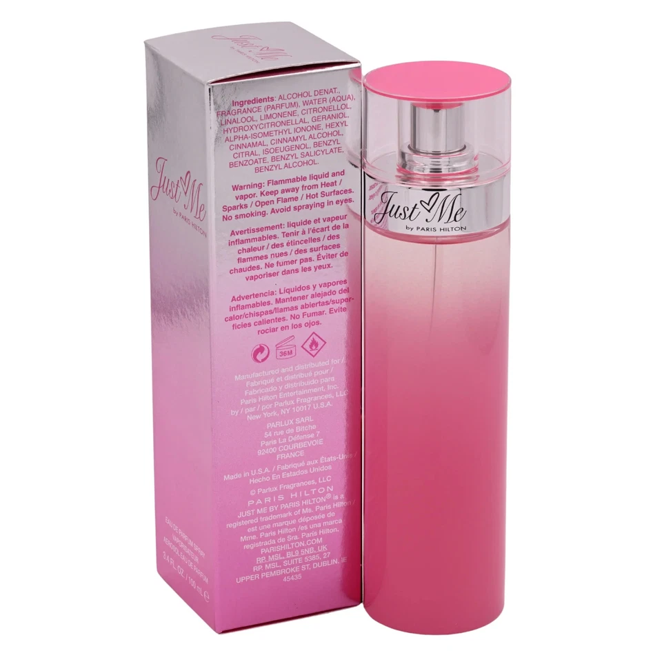 Perfume para mujer Paris Hilton Just Me 3,4 oz edp nuevo en caja Foto 4 de 4