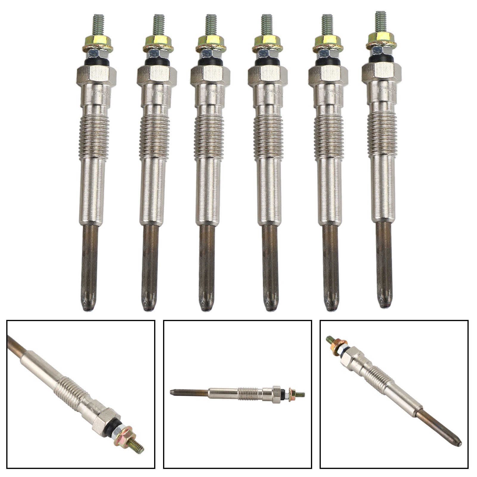 12 Volt Glow Plugs For Toyota Landcruiser Hj47 Hj60 Hj75 4.0L 2H Diesel Engine Y