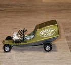 VINTAGE 1970 JOHNNY LIGHTNING TOPPER MOVIN VAN LIME GREEN