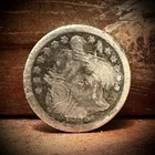 1856 Seated Liberty Half Dime Silver 5 Cent US Coin 90% Silver