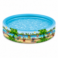Planschbecken Summer Friends 150X25Cm Kinderpool Aufblasbar 3 Ring Happy People