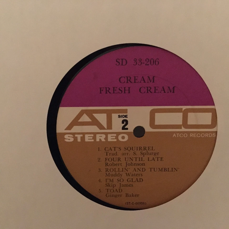 Cream "Fresh Cream" LP - Atco SD 33-206 SHRINK VG++ - Image 3 of 4