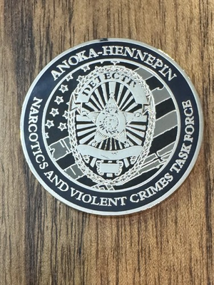 #ad #ad Anoka Hennepin Narcotics and Violent Crimes Task Force Challenge Coin MN $20.00