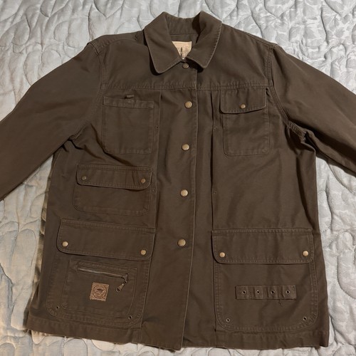 1X Polo Ralph Lauren Fliegenfischen Jacke Armeegrün Militär Sportler Vintage