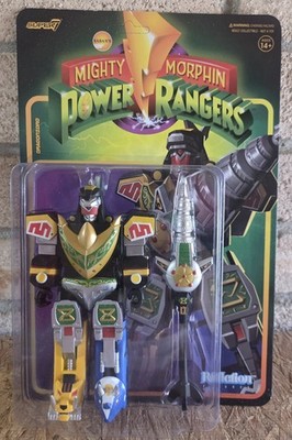 Super7 ReAction Power Rangers Dragonzord Battle Mode Figure 