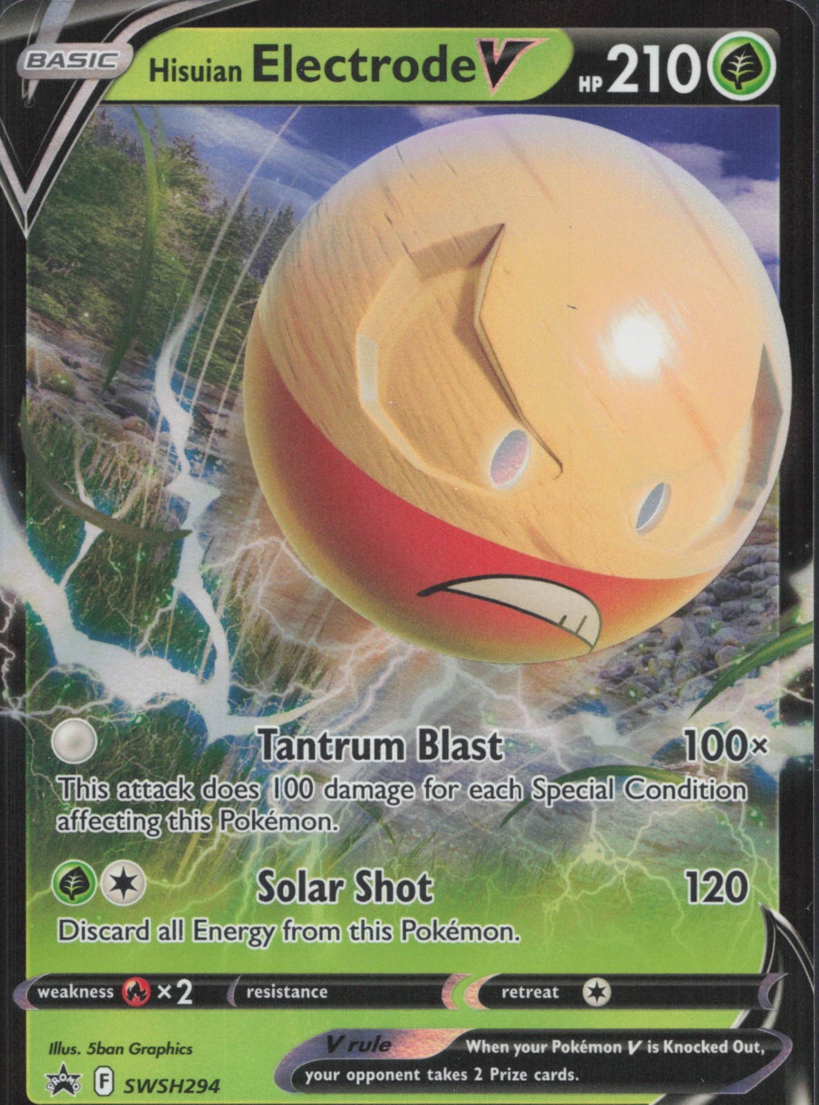 Pokémon TCG - Hisuian Electrode V - SWSH294 (30)