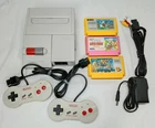 Nintendo AV Famicom Console +Super Mario 1,2,3 (USA) New Famicom NTSC-J Tested