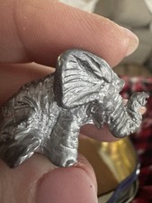 Pewter Elephant Figurine